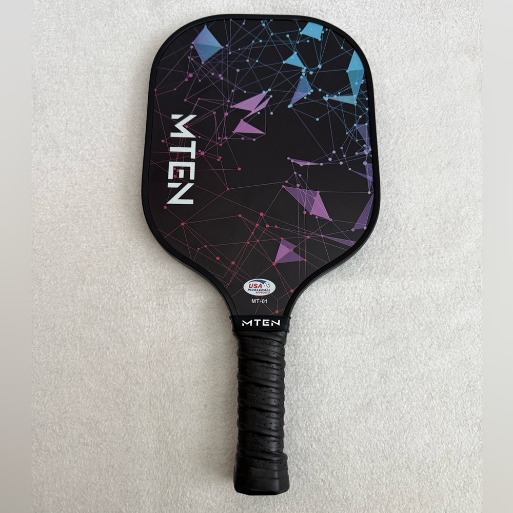 MTEN Pickleball Paddle Set with Balls and Carry Bag USAPA Approved Paddles - Picture 4 of 8